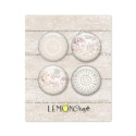 Linen Story - Buttons / badge - Lemoncraft