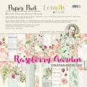 Raspberry Garden - Blok kreatywny - Papiery do scrapbookingu 30x30cm - Lemoncraft