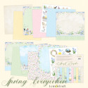 Spring Everywhere - Blok kreatywny - Papiery do scrapbookingu 30x30cm - Lemoncraft