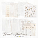 Wood Patterns - Blok kreatywny - Papiery do scrapbookingu 30x30cm - Lemoncraft