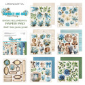 Dear Diary - FORGET-ME-NOT Elements - Elements for fussy cutting - Pad scrapbooking papers 20,3x20,3cm - Lemoncraft
