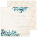 Dear Diary - FORGET-ME-NOT main kit - Set of scrapbooking papers 30x30cm - Lemoncraft