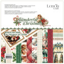 Wonderful Christmas Elements - Elements for fussy cutting - Pad scrapbooking papers 20,3x20,3cm - Lemoncraft